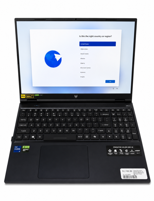 Predator Helios Neo 16 Laptop